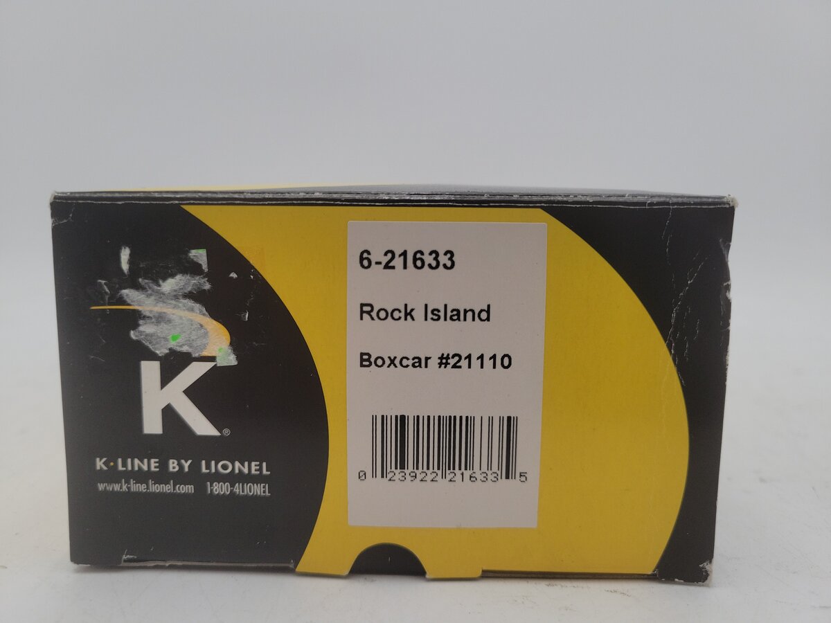 Lionel 6-21633 O Gauge Rock Island Route of the Rockets Boxcar #21110 EX/Box