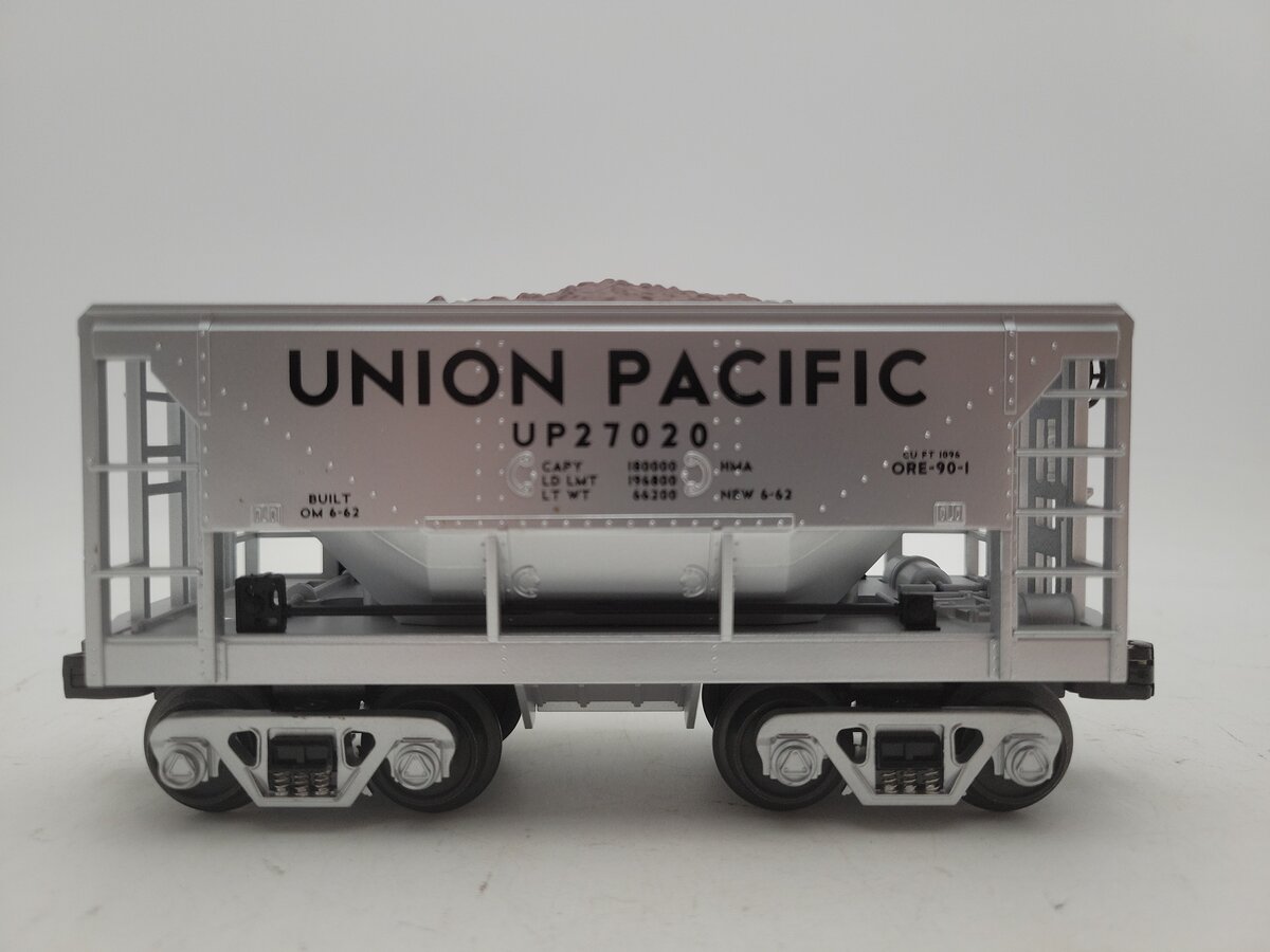 MTH 30-75244 O Gauge Union Pacific Ore Car w/Coal Load #27020 EX/Box