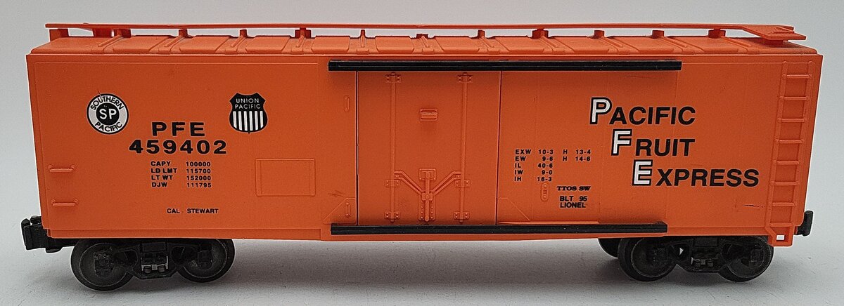 Lionel 6-52073 O Gauge TTOs-1995 PFE Cal-Stewart Reefer #459402 EX/Box
