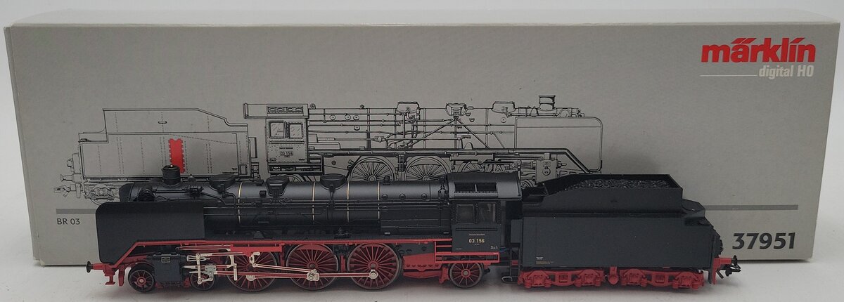 Marklin 37951 HO Scale BR 03 Express Steam Locomotive & Tender NIB
