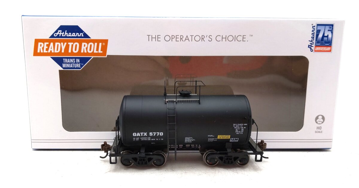 Athearn 97016 HO Scale GATX RTR 30' NACC 8,000-Gal Tank #5770 LN/Box