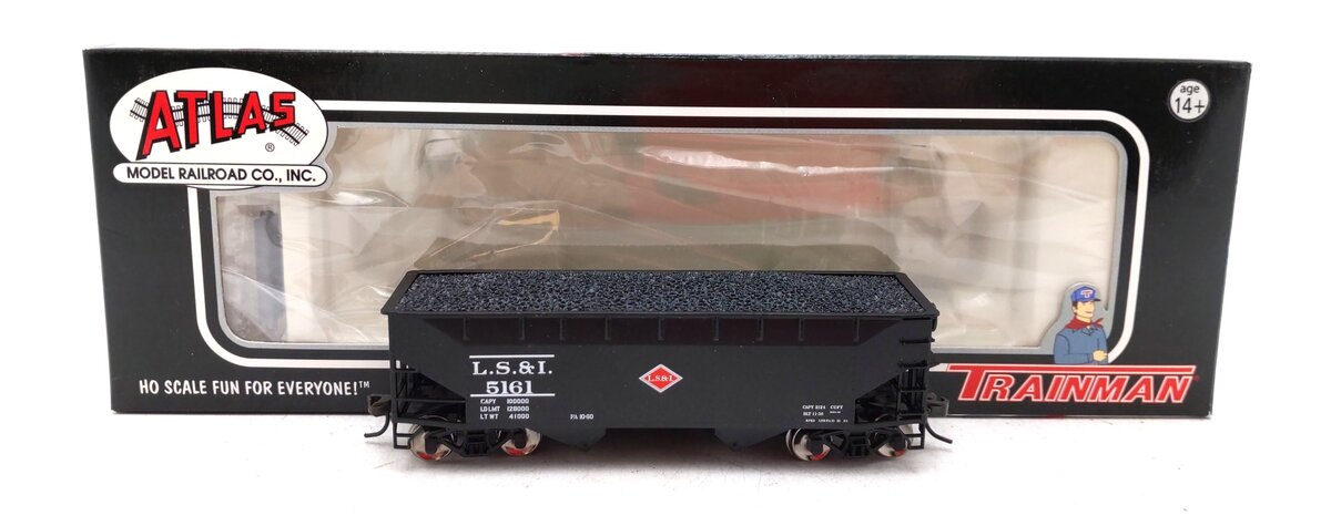 Atlas 18970A HO LS&I 2-Bay Offset Hopper #5161 LN/Box