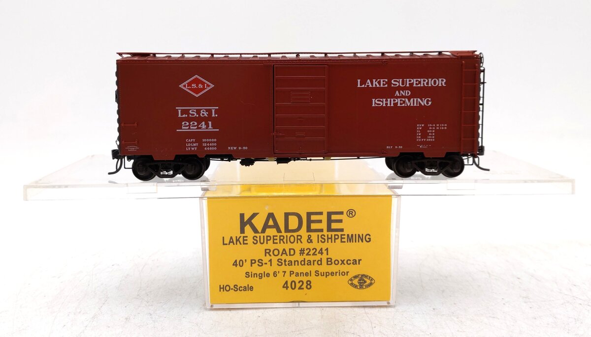 Kadee 4028 HO Lake Superior & Ishpeming PS-1 HO Boxcar #2241