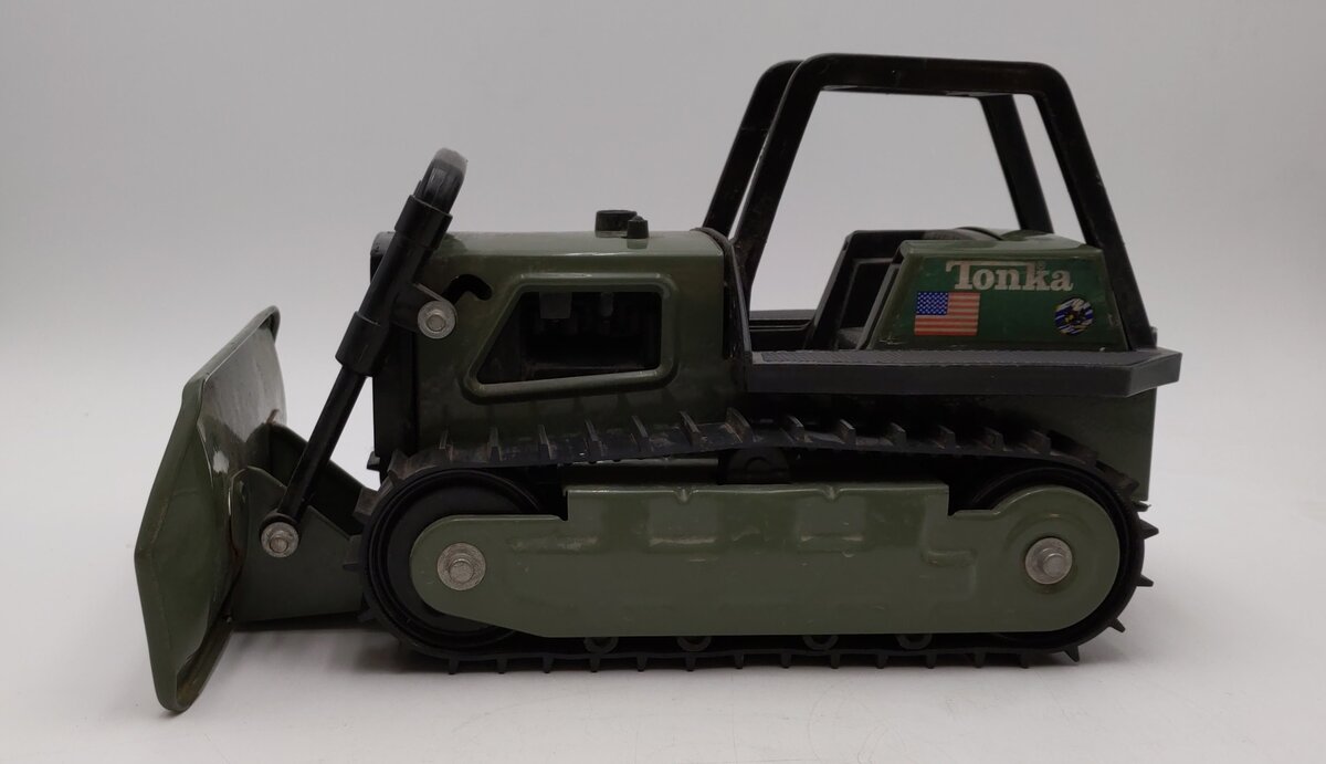 Tonka G.I. Joe Steel Brigade Military Bulldozer Adjustable Blade EX