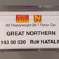Micro-Trains 14300020 N Scale GN "Natalie" 28-1 Heavyweight Pullman Parlor Car EX/Box