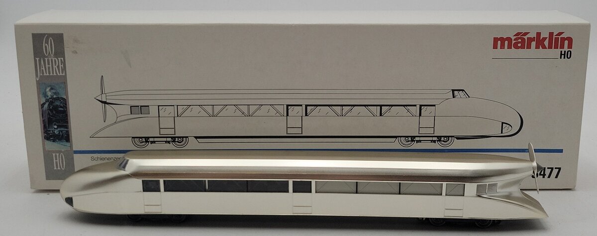 Marklin 3477 HO Rail Zeppelin Diesel Locomotive EX/Box