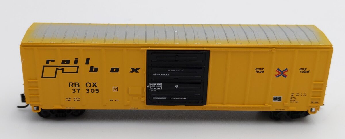 InterMountain 67509-12 N Scale 5277 Railbox Boxcar #37305 LN/Box