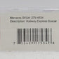 Menards 279-4534 O Gauge Railway Express Box Car #17399 LN/Box