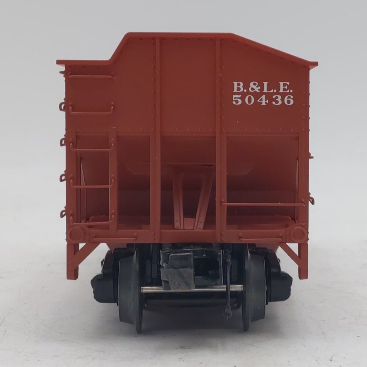 MTH 20-97817 O Bessemer & Lake Erie 2-Bay Offset-Side Steel Hopper 3-Rail #50436 NIB