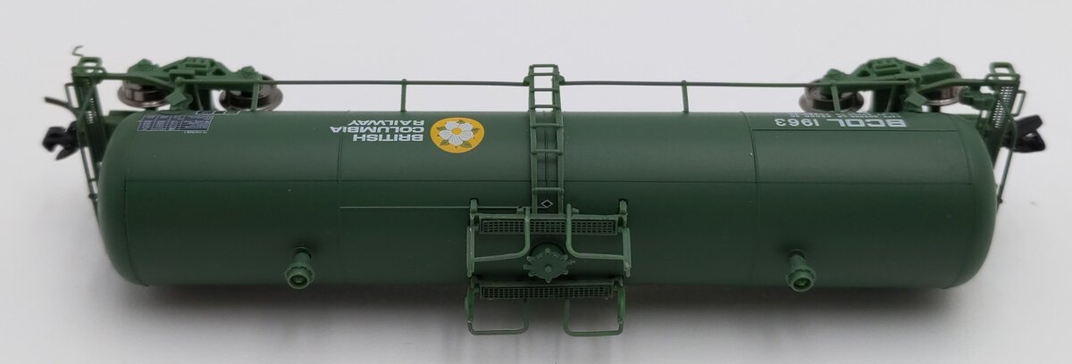 Rapido Trains 535012-2 N Scale British Columbia Railway Tankcar #1963 LN/Box
