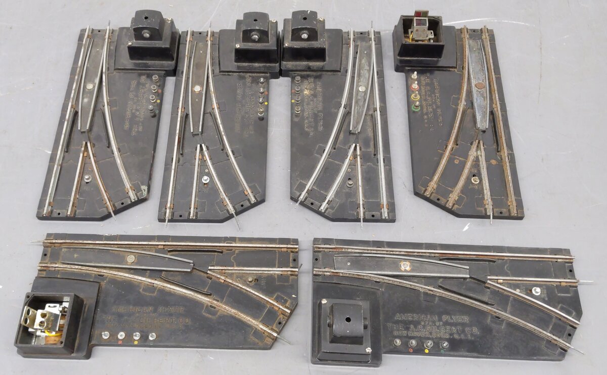 American Flyer 720A Vintage S Electric Right/Left Remote Control Switches [6] VG