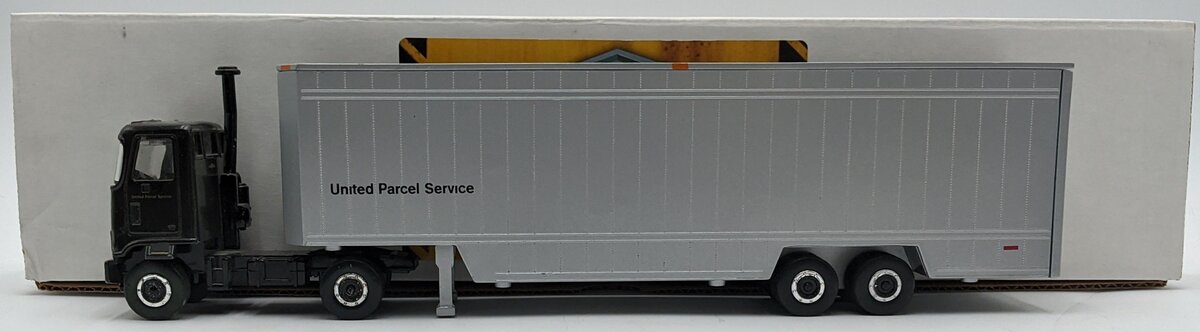 Hermann Marketing 1623 1:42 Diecast UPS Semi Tractor Trailer Feeder VG/Box