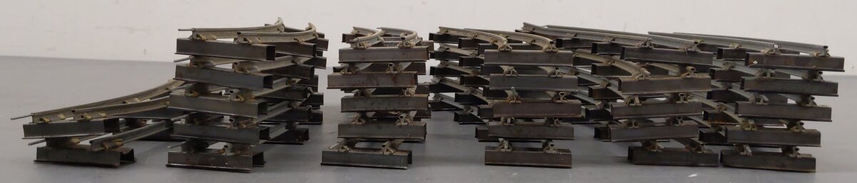 American Flyer 702 Vintage S Curved Track Sections (27) VG