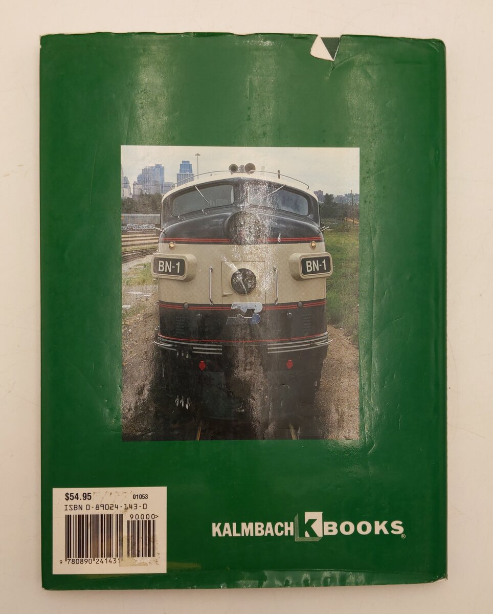 Burlington Northern Diesel Locomotives Hardcover Book By Paul D. Schneider VG