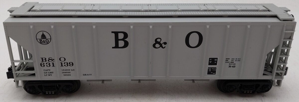 MTH 30-7555 B&O PS-2 Discharge 3-Bay Hopper EX