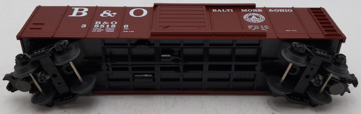 MTH 30-7429 O Gauge Baltimore & Ohio Rounded Roof Boxcar #385186 EX
