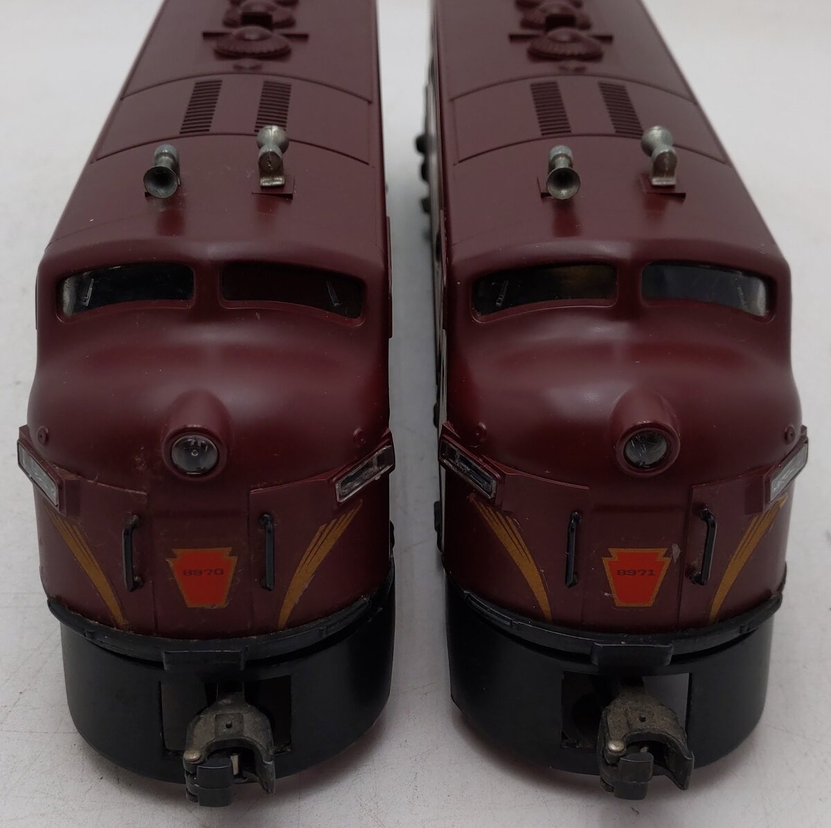 Lionel 6-8970 O Gauge Pennsylvania F3 Tuscan AA Diesel Locomotive Set EX