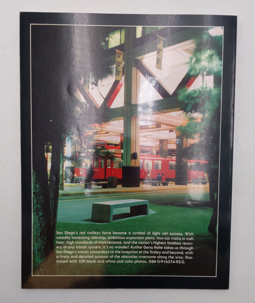 The San Diego Trolley Paperback Book By Gena Holle EX
