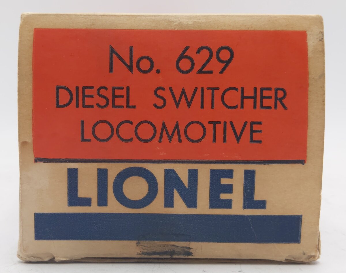 Lionel 629 Vintage O Burlington Powered GE 44-Ton Diesel Switcher - Box Only/Box