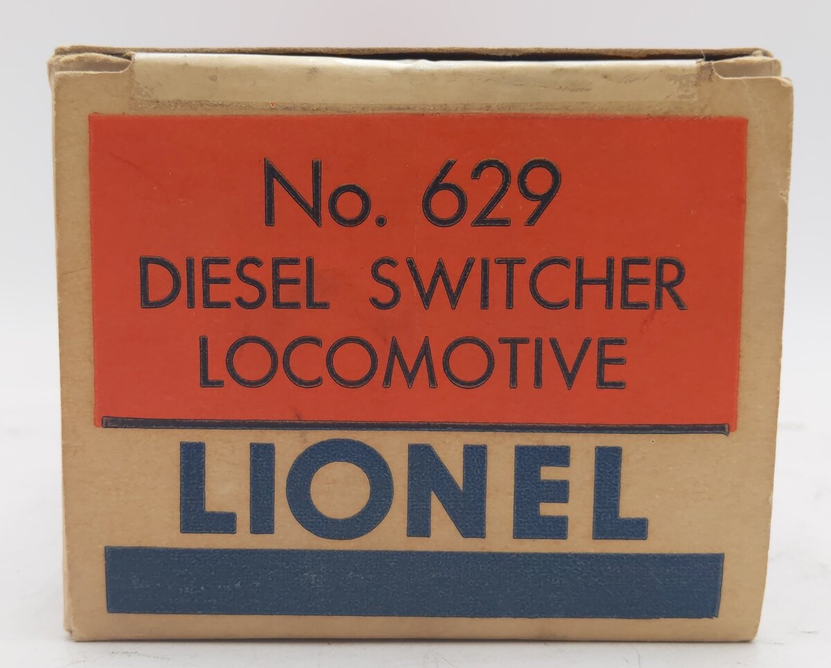 Lionel 629 Vintage O Burlington Powered GE 44-Ton Diesel Switcher - Box Only/Box
