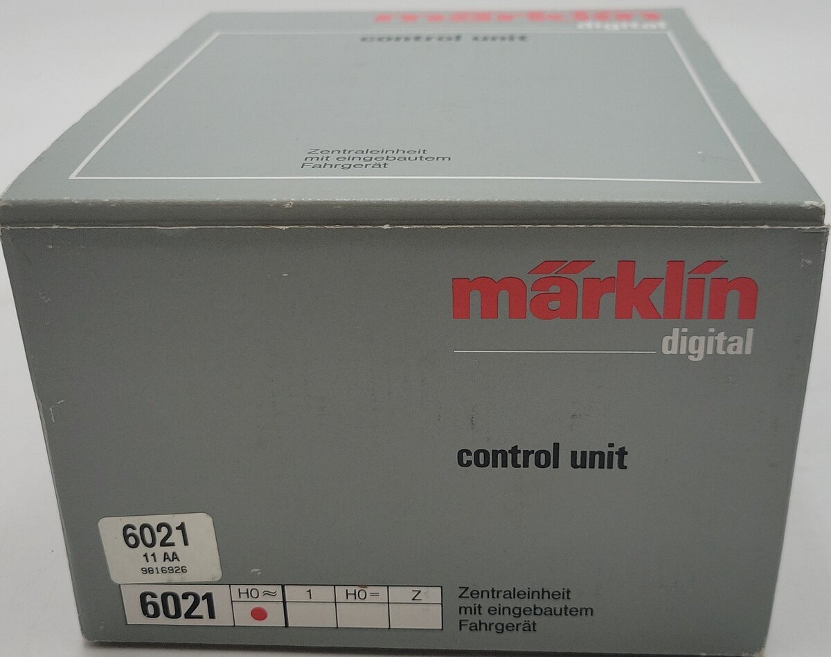 Marklin 6021 HO Digital Control Unit LN/Box