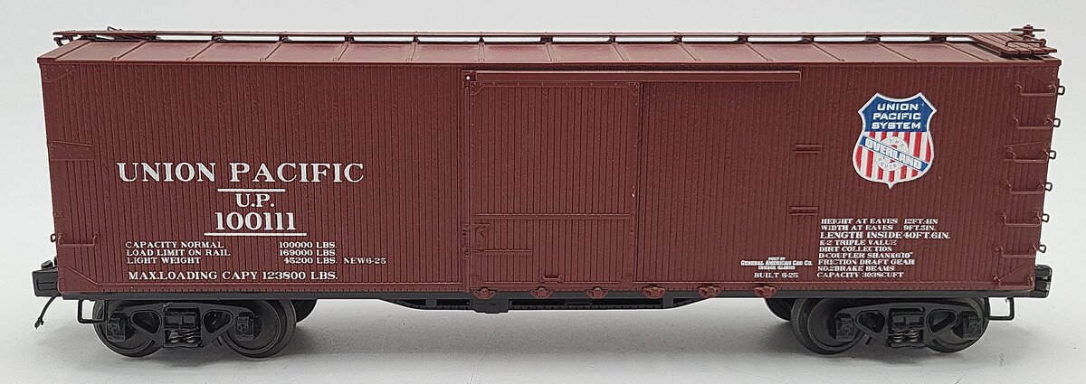 MTH O Union Pacific 40' USRA Double Sheathed Box Car LN