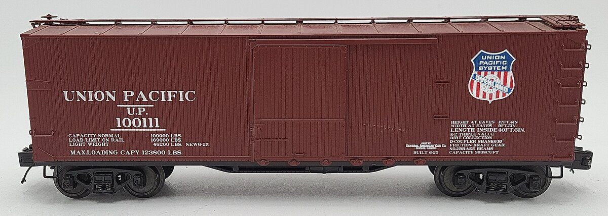 MTH O Union Pacific 40' USRA Double Sheathed Box Car LN