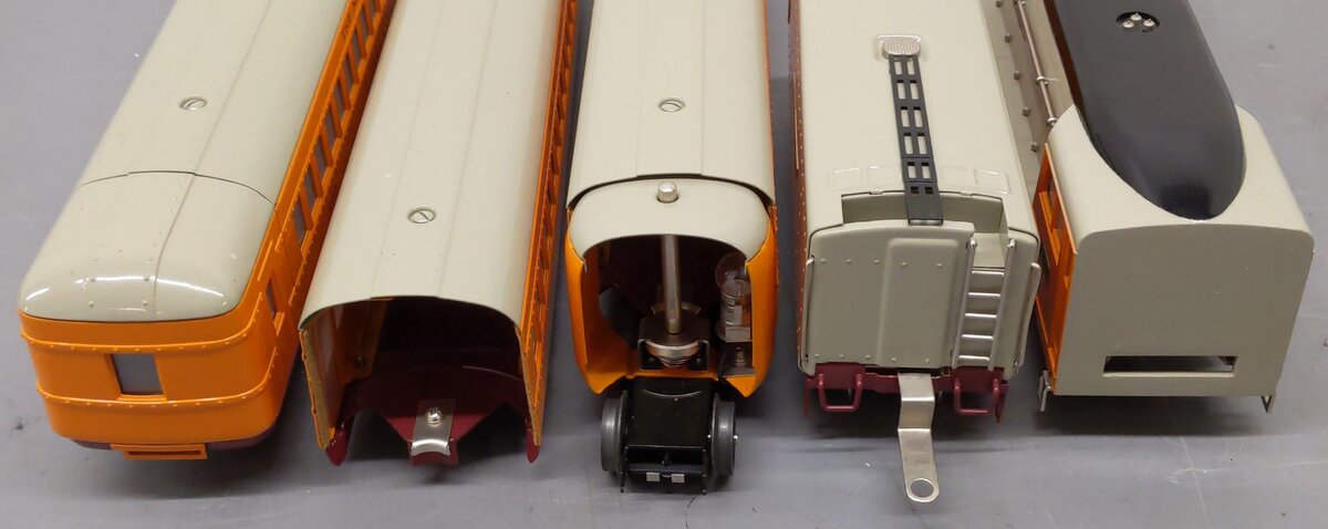 MTH 10-3010-0 Milwaukee Road Tinplate Hiawatha O Gauge Steam Passenger Train Set EX