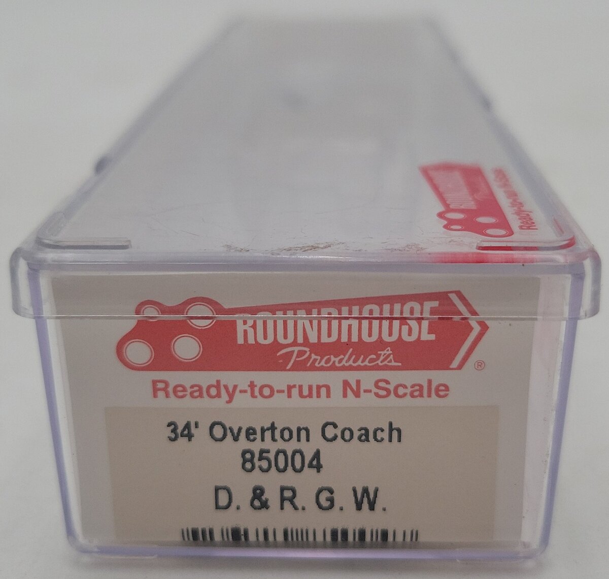 Roundhouse 85004 N Scale D&RGW 34' OT Coach Car NIB