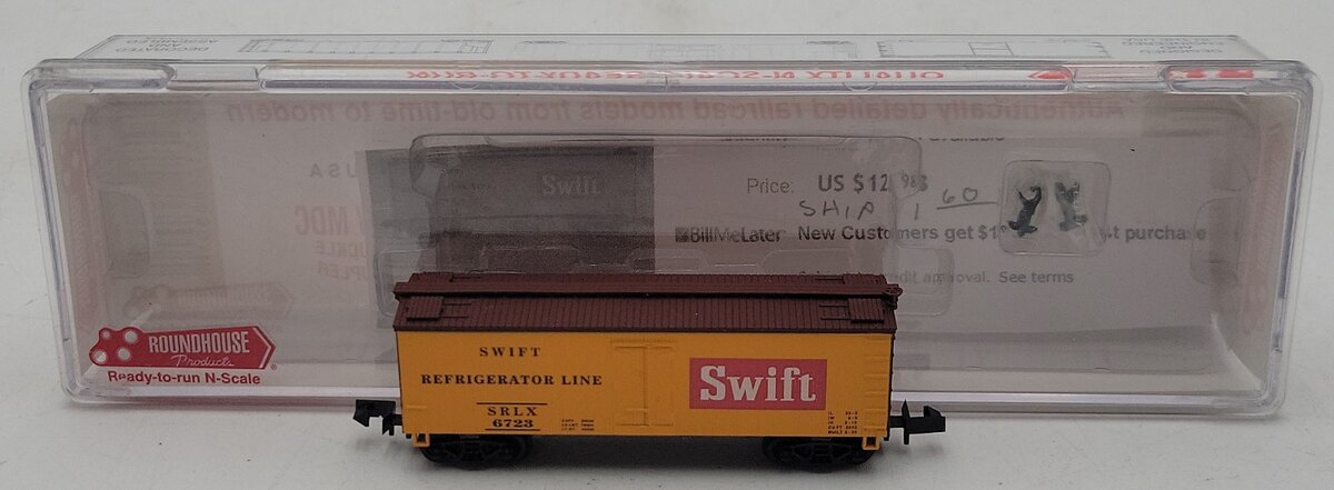 Roundhouse 86801 N Swift 36' Steel Underframe Meat Reefer #6723 NIB