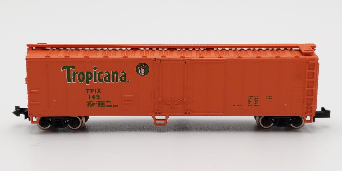 Atlas 3670 N Scale Tropicana 50' Mechanical Reefer #145 LN/Box