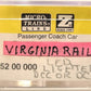 Micro-Trains 55200000 Z Scale Virginia Railway Exp. Custom Passenger Coach Car/Box