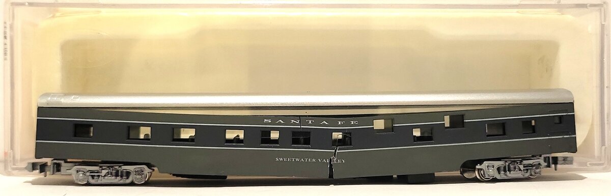 Con-Cor 0001-04012C N Scale Santa Fe 85' Pullman Sweetwater Valley Sleeper Car VG/Box