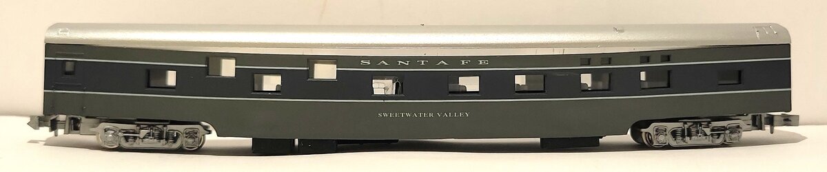 Con-Cor 0001-04012C N Scale Santa Fe 85' Pullman Sweetwater Valley Sleeper Car VG/Box