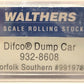 Walthers 932-8608 N Norfolk Southern Difco Dump Car #991978 LN/Box