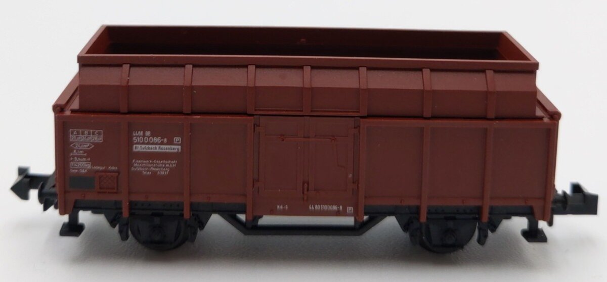 Trix 272693 N Scale Deutsche Bundesbahn Coke Transport Car #510 0 086-8 LN