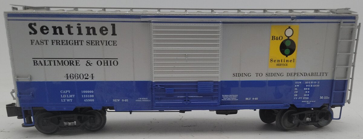 Lionel 1926620 O Baltimore and Ohio Sentinel Freightsounds PS-1 Boxcar #466024 EX