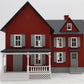 MTH 30-9016 O Red W/Gray Built Up Farm House EX