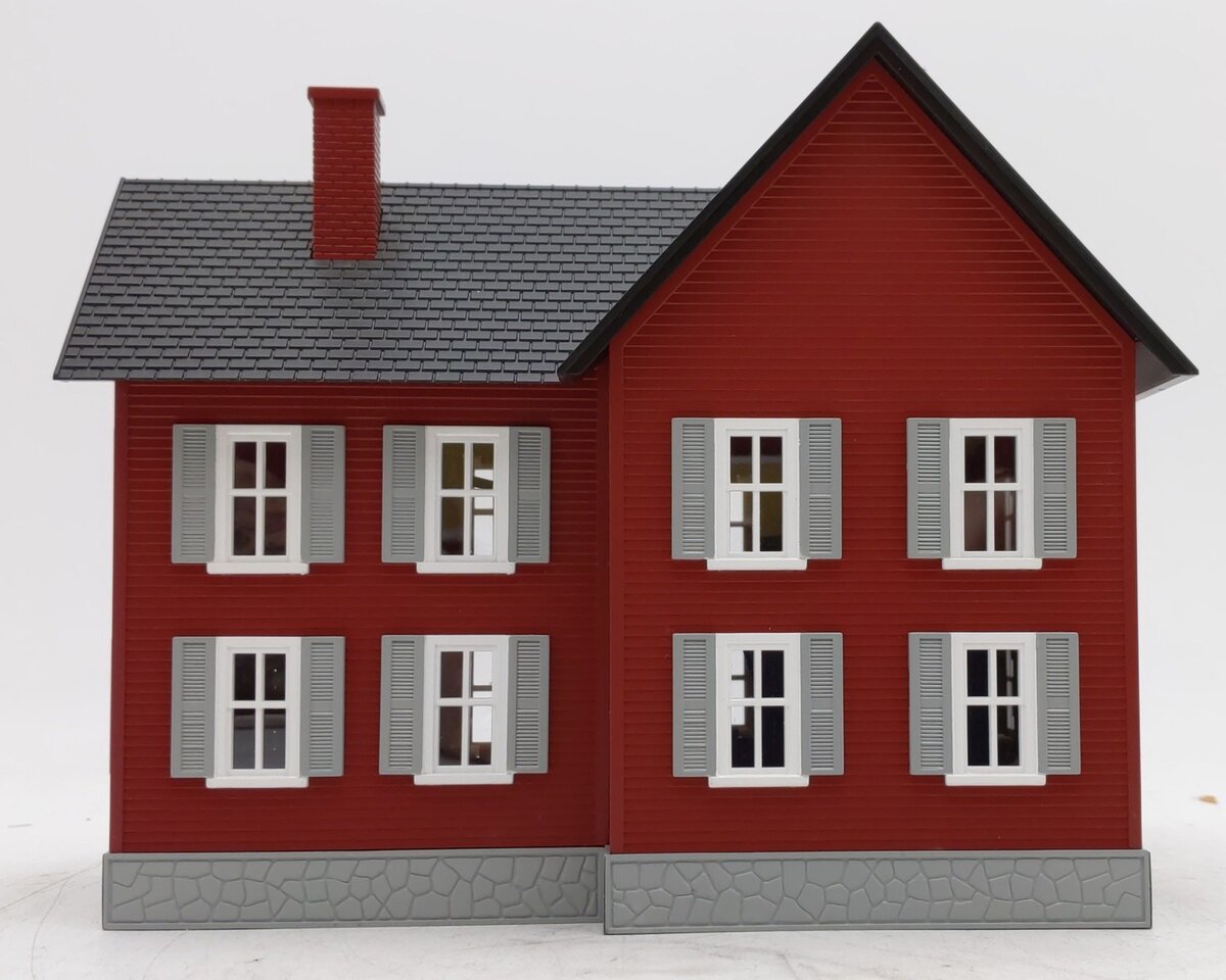 MTH 30-9016 O Red W/Gray Built Up Farm House EX