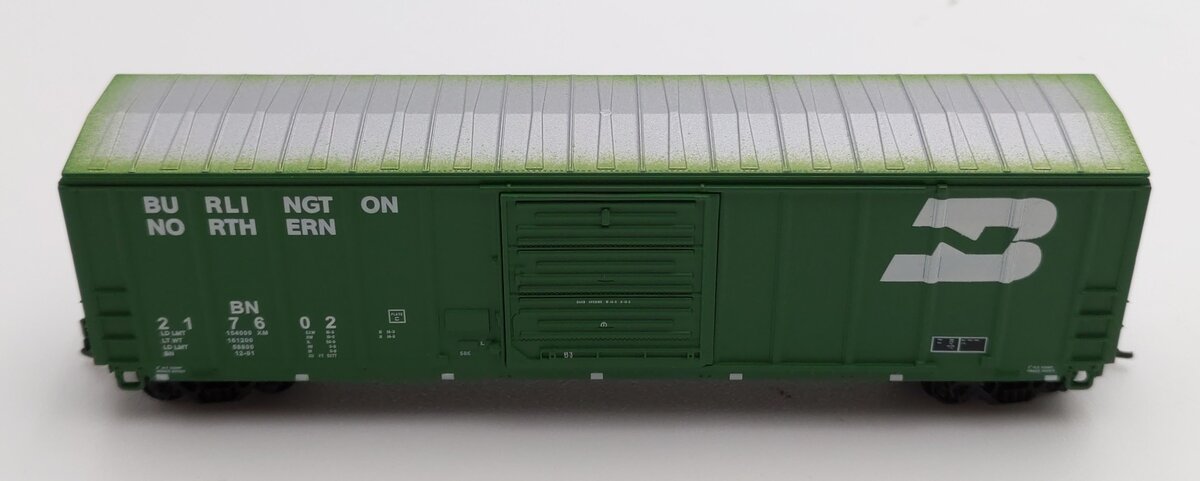 InterMountain 67504-03 N Scale PS 5277 Burlington Northern Boxcar #217602 LN/Box