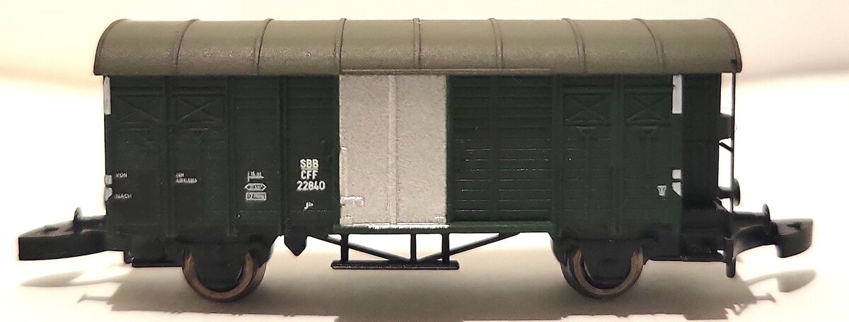 Freudenreich 41.331.08 Z Scale SBB Eilgutwagen J2 LN/Box