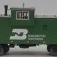 Lionel 6-85072 O Burlington Northern Wide Vision Caboose with Camera #12345 VG
