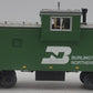 Lionel 6-85072 O Burlington Northern Wide Vision Caboose with Camera #12345 VG