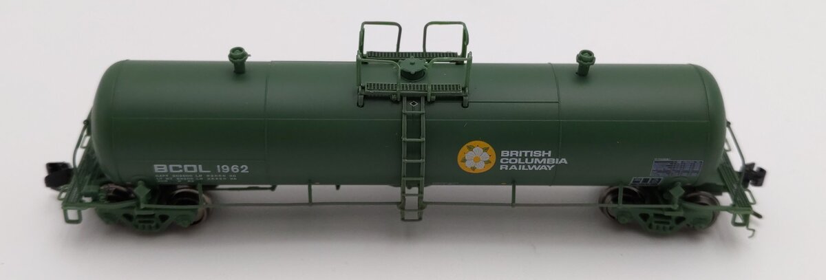 Rapido Trains 535012-1 N Scale BCR Company Service Tank Car #1962 LN/Box