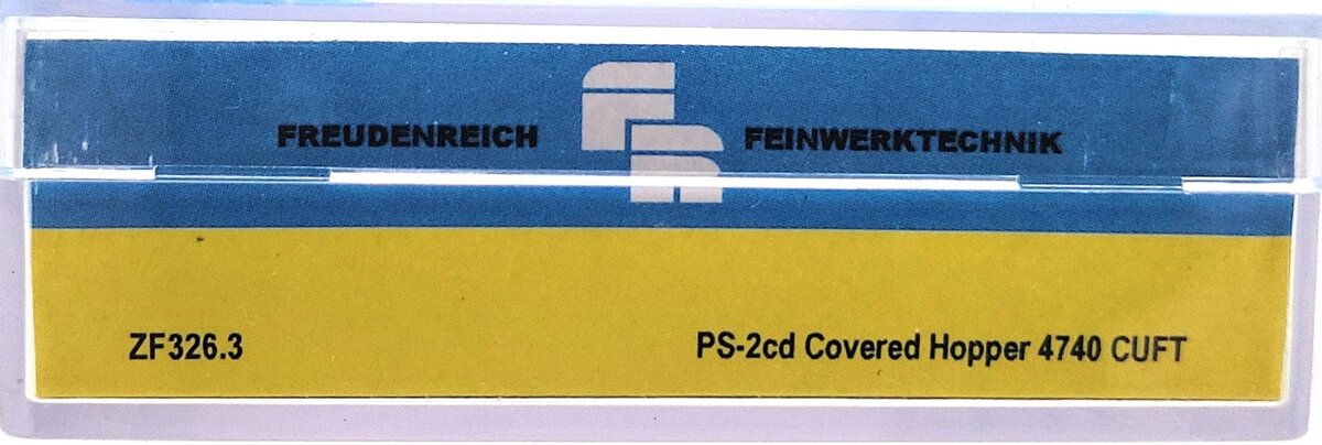 Freudenreich ZF326.3 Z UP PS-2cd Covered Hopper Set: 71508, 71517,  71505 [3] LN/Box