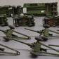 Dinky 1:48 Diecast Tank Transporter w/ Assorted Vehicles & Accessories [11] VG