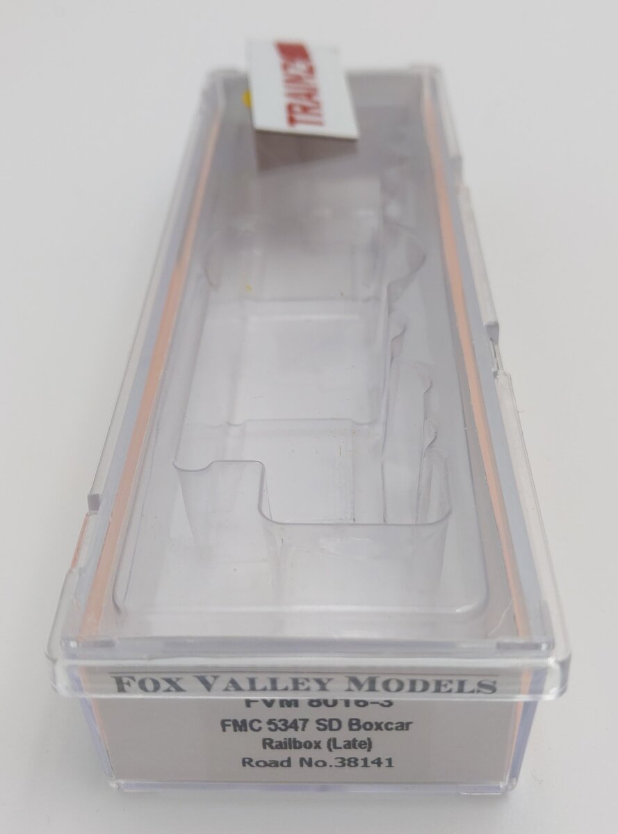 Fox Valley Models 8016-3 N Scale Railbox Boxcar #38141 LN/Box