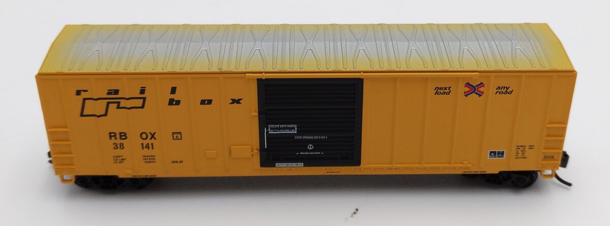 Fox Valley Models 8016-3 N Scale Railbox Boxcar #38141 LN/Box