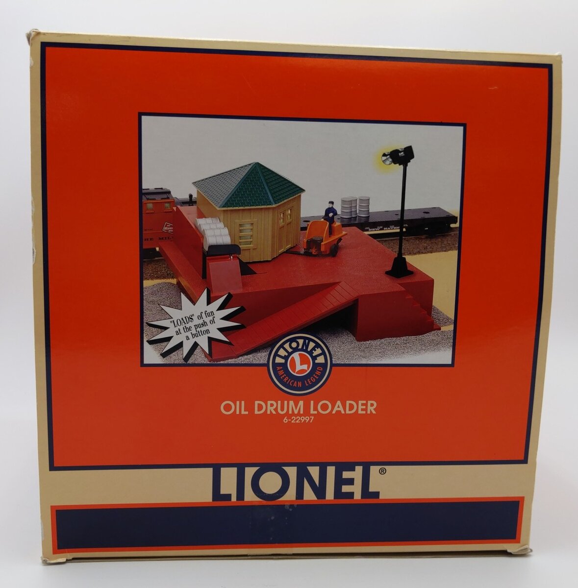 Lionel 6-22997 O Operating Oil Drum Loader EX/Box