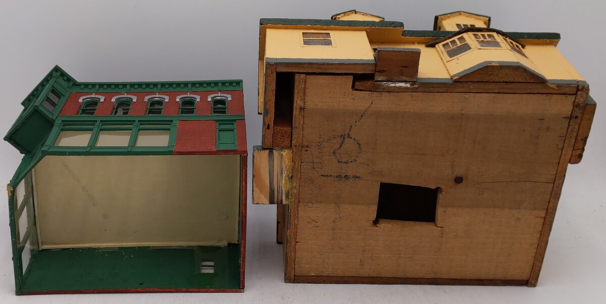 O Gauge Custom Built Assorted Layout Buildings [2] VG